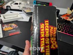 Super Mario RPG Legend of the Seven Stars Super Nintendo SNES Authentic-Used