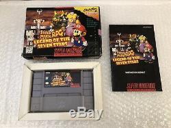 Super Mario RPG Legend of the Seven Stars (Super Nintendo SNES) Complete. CIB