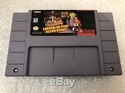 Super Mario RPG Legend of the Seven Stars (Super Nintendo SNES) Complete. CIB