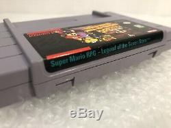 Super Mario RPG Legend of the Seven Stars (Super Nintendo SNES) Complete. CIB