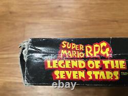 Super Mario RPG Super Nintendo Entertainment System SNES Box with manual