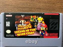 Super Mario RPG (Super Nintendo SNES) Complete CIB with Ad