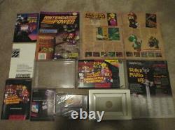 Super Mario RPG (Super Nintendo SNES) Complete CIB with Magazine + Ads