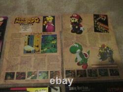 Super Mario RPG (Super Nintendo SNES) Complete CIB with Magazine + Ads