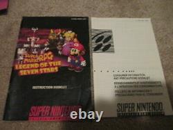 Super Mario RPG (Super Nintendo SNES) Complete CIB with Magazine + Ads