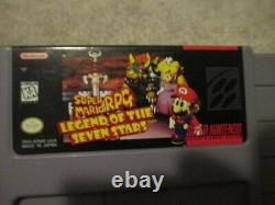 Super Mario RPG (Super Nintendo SNES) Complete CIB with Magazine + Ads