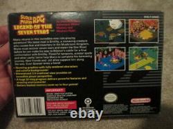 Super Mario RPG (Super Nintendo SNES) Complete CIB with Magazine + Ads