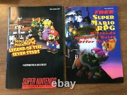 Super Mario RPG (Super Nintendo SNES) Complete CIB with Poster + Cards EX