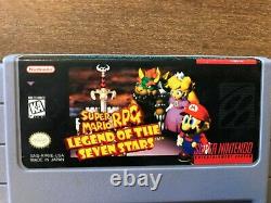 Super Mario RPG (Super Nintendo SNES) Complete CIB with Poster + Cards EX