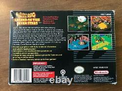 Super Mario RPG (Super Nintendo SNES) Complete CIB with Poster + Cards EX