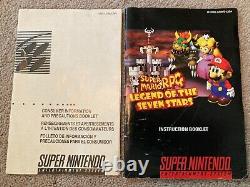 Super Mario RPG (Super Nintendo SNES) Complete CIB with Posters + Cards