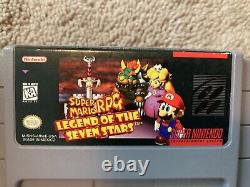 Super Mario RPG (Super Nintendo SNES) Complete CIB with Posters + Cards