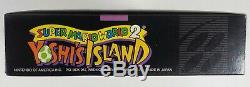 Super Mario World 2 Yoshi's Island AUTHENTIC Super Nintendo SNES Complete CIB