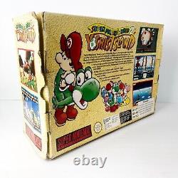 Super Mario World 2 Yoshi's Island Edition Box Super Nintendo SNES Console