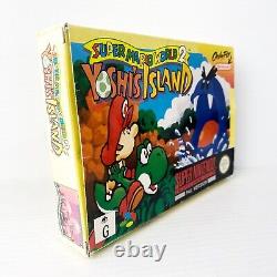 Super Mario World 2 Yoshi's Island Edition Box Super Nintendo SNES Console