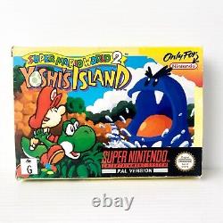 Super Mario World 2 Yoshi's Island Edition Box Super Nintendo SNES Console