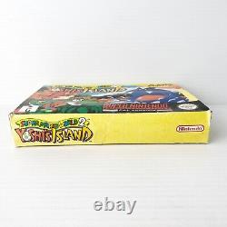 Super Mario World 2 Yoshi's Island Edition Box Super Nintendo SNES Console