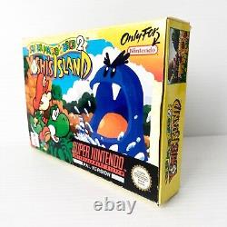 Super Mario World 2 Yoshi's Island Edition Box Super Nintendo SNES Console