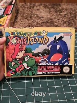 Super Mario World 2 Yoshi's Island Limited Edition Big Box Complete SNES