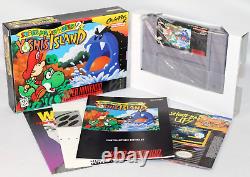 Super Mario World 2 Yoshi's Island SNES Complete CIB EXCELLENT CONDITION! RARE