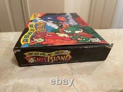 Super Mario World 2 Yoshi's Island (Super Nintendo SNES, 1995) CIB Complete