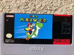 Super Mario World First Edition (Super Nintendo SNES) Complete CIB with Magazine