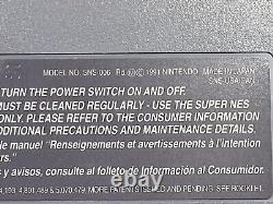 Super Mario World For Snes Complete! First Release 1st Print! No Box