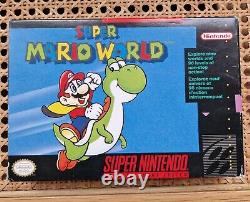 Super Mario World NTSC-U US/Canada Ultra Rare Complete CIB SNES Super Nintendo