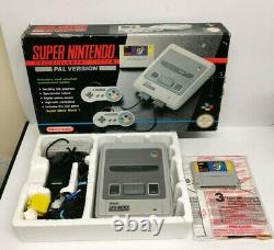 Super Mario World Original Super Nintendo SNES Boxed Console