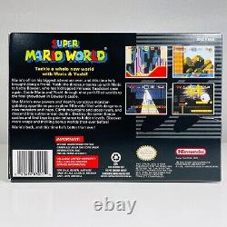 Super Mario World Players Choice (Super Nintendo SNES) Complete, CIB Authentic
