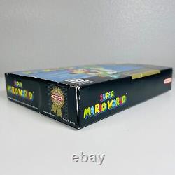 Super Mario World Players Choice (Super Nintendo SNES) Complete, CIB Authentic