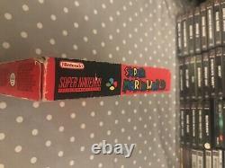 Super Mario World Rare Red Box Variant For SNES (Super Nintendo)