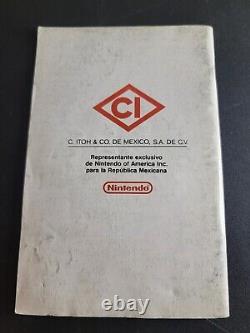 Super Mario World SNES Super Nintendo Manual Mexico Variant C. ITOH VERY RARE