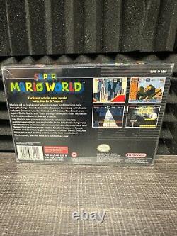 Super Mario World (Super Nintendo SNES, 1991) Complete in Box CIB, Authentic