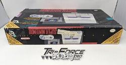 Super Mario World Super Nintendo SNES Complete CIB Bundle System Console Tested