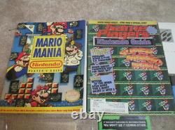 Super Mario World (Super Nintendo SNES) Complete CIB with 2 Magazines + Posters