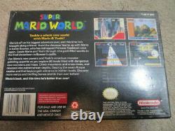 Super Mario World (Super Nintendo SNES) Complete CIB with 2 Magazines + Posters