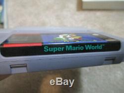 Super Mario World (Super Nintendo SNES) Complete CIB with Magazine Collector