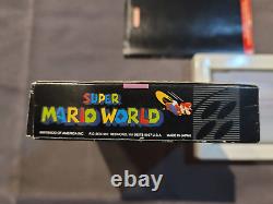 Super Mario World Super Nintendo SNES Complete In Box Great Shape CIB Original