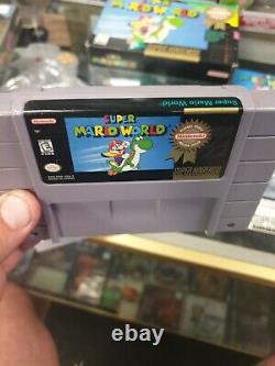 Super Mario World (Super Nintendo, SNES) Complete in Box Player's Choice