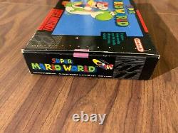 Super Mario World (Super Nintendo, SNES) - Complete in box - Black Label