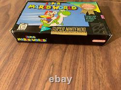 Super Mario World (Super Nintendo, SNES) - Complete in box - Player's Choice