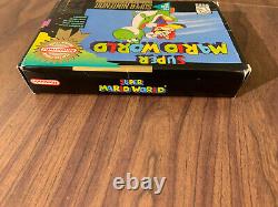 Super Mario World (Super Nintendo, SNES) - Complete in box - Player's Choice