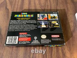 Super Mario World (Super Nintendo, SNES) - Complete in box - Player's Choice