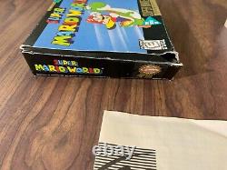 Super Mario World (Super Nintendo, SNES) Complete in box - Player's Choice box