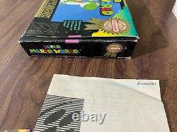 Super Mario World (Super Nintendo, SNES) Complete in box - Player's Choice box