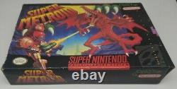 Super Metroid, Box Only! Super Nintendo, Snes, Authentic! See-pics