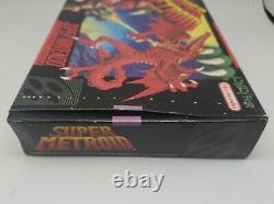 Super Metroid, Box Only! Super Nintendo, Snes, Authentic! See-pics