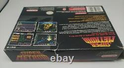 Super Metroid, Box Only! Super Nintendo, Snes, Authentic! See-pics