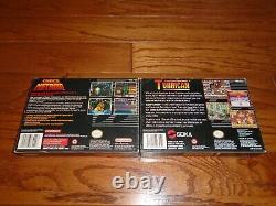 Super Metroid COMPLETE CIB & Super Turrican IN BOX Super Nintendo SNES games